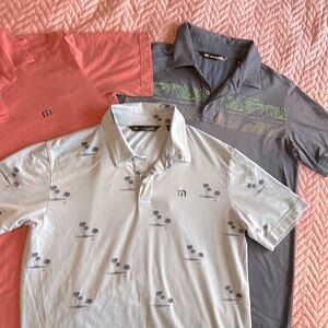 Travis Matthew golf/polo shirts. kids L